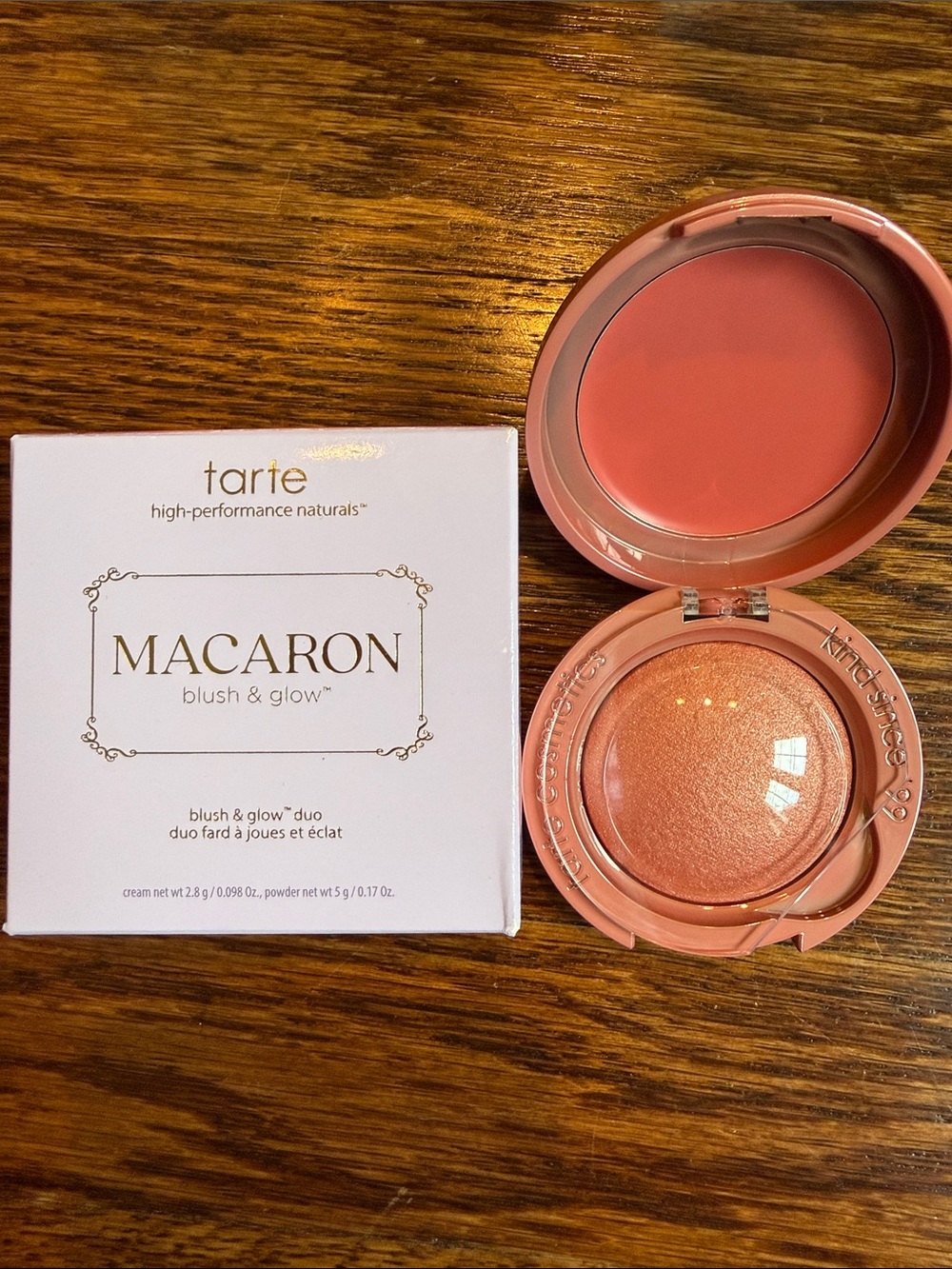 New tarte macaron blush & glow duo - Honey Blossom